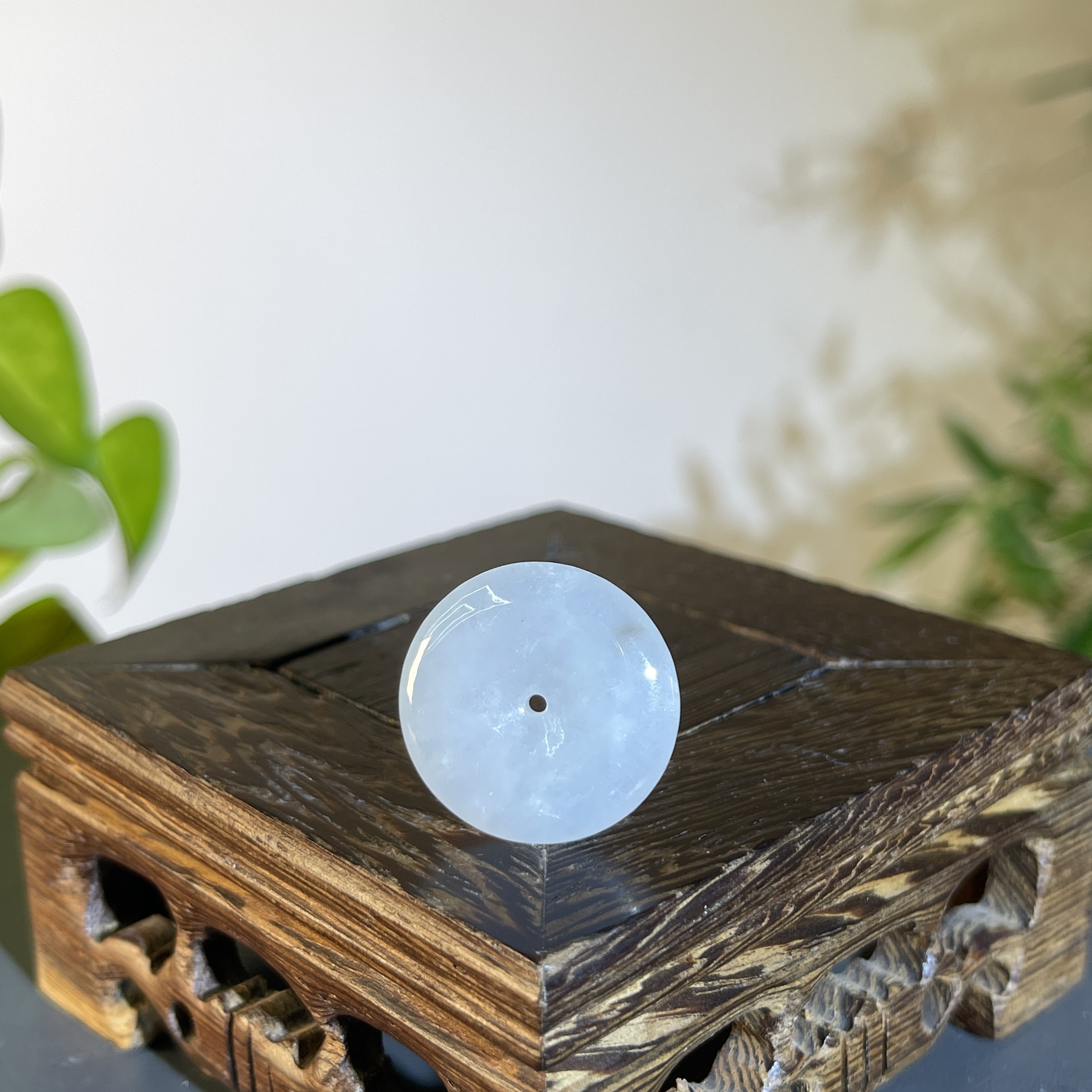 JTB29-05  天然缅甸A货翡翠 平安扣