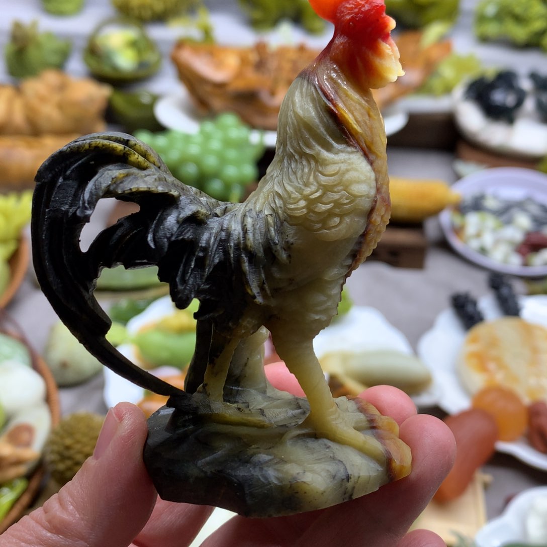 未镶嵌蛇纹石玉摆件