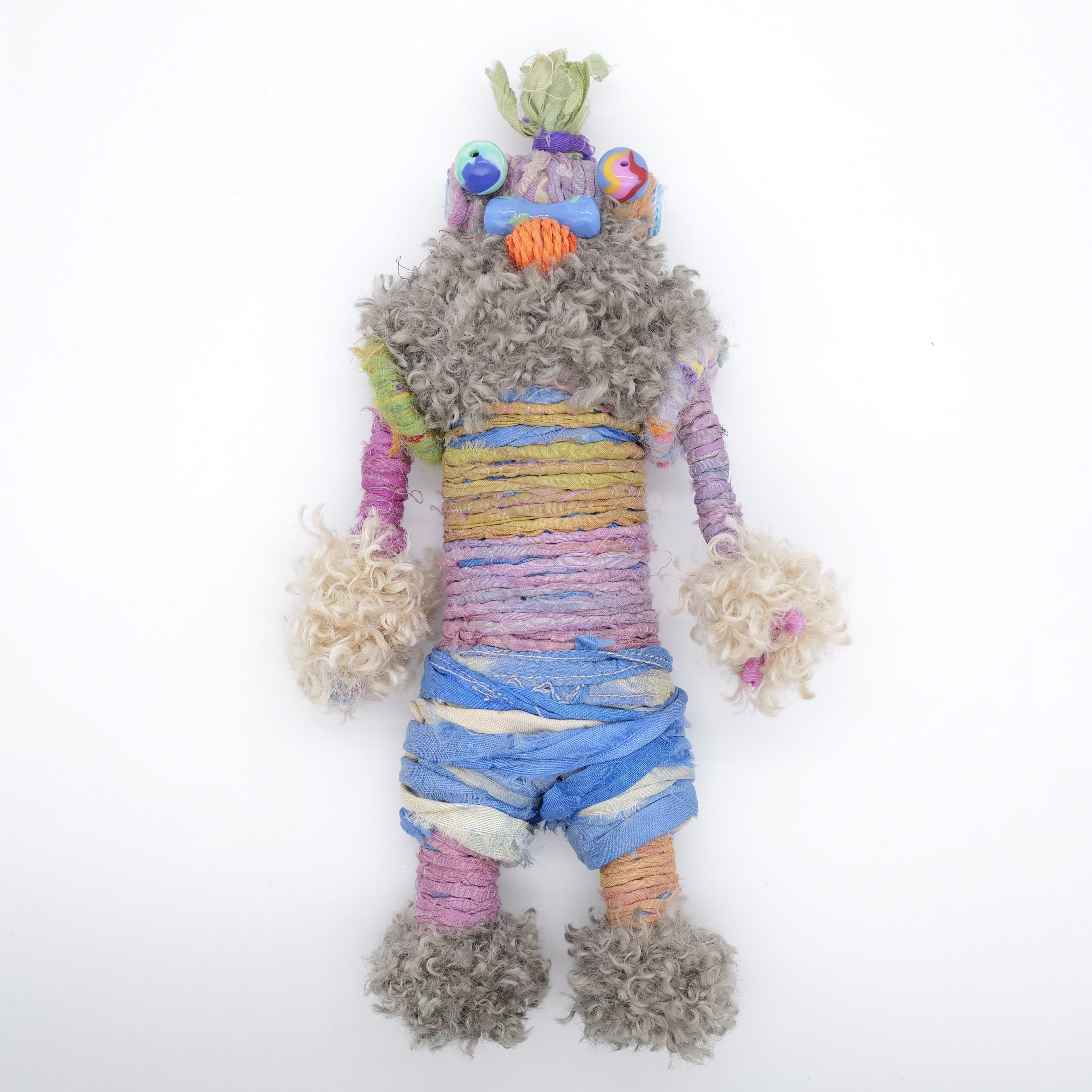 王甜心《x星人》潦草娃娃限量1件100%手工