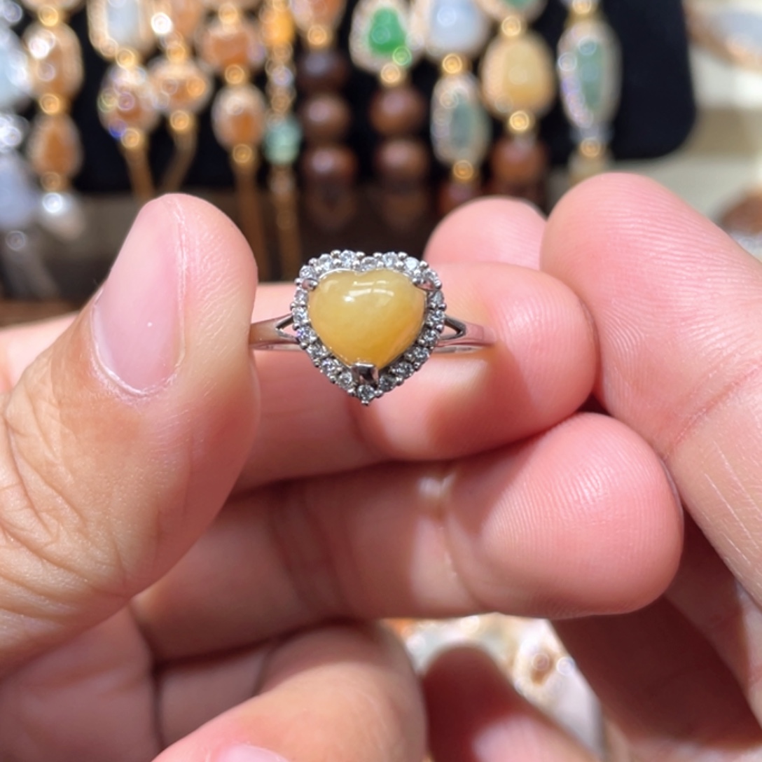 翡翠银S925镶嵌颈饰