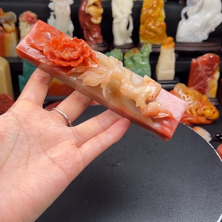 老挝石高山水冻石