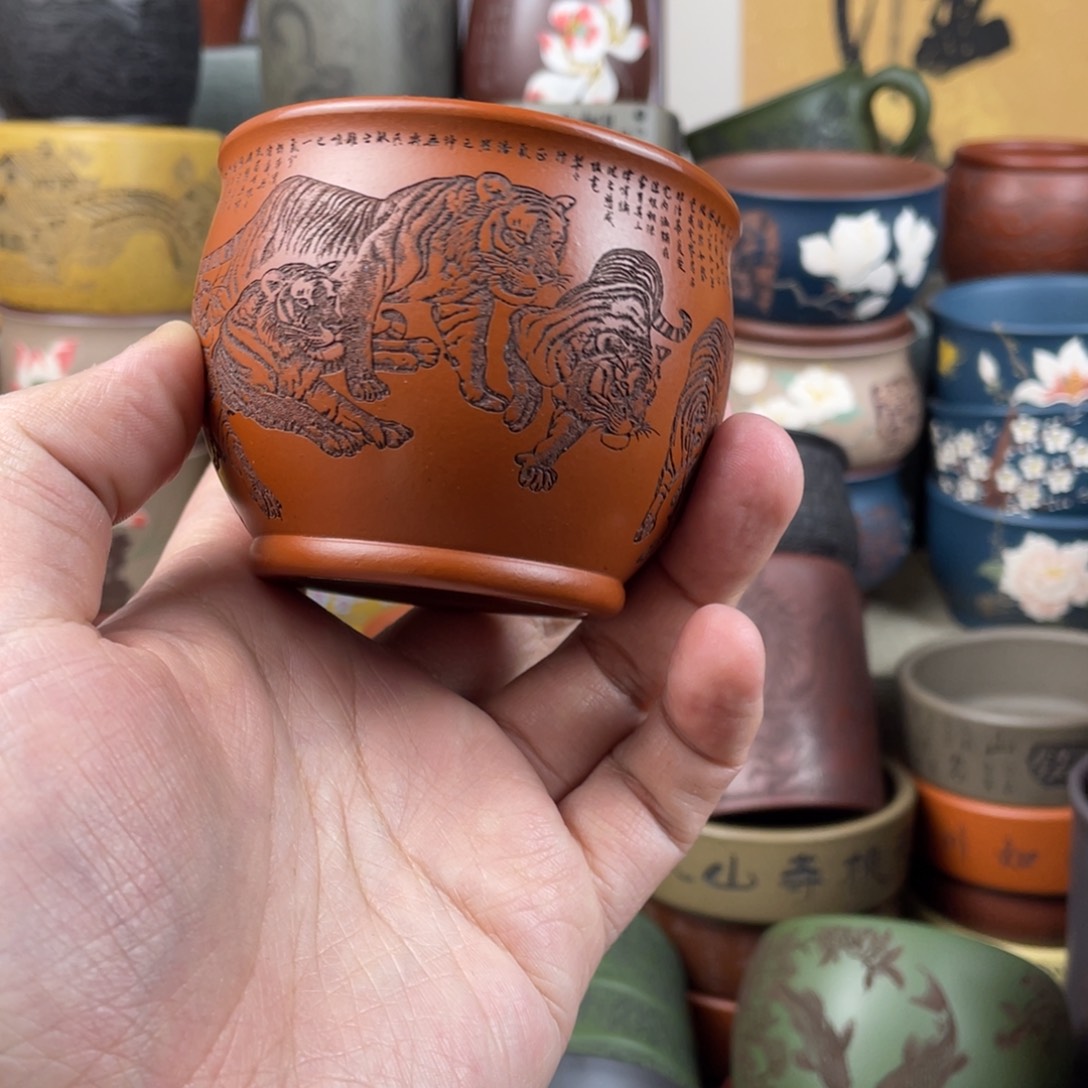 紫砂茶杯紫砂茶杯