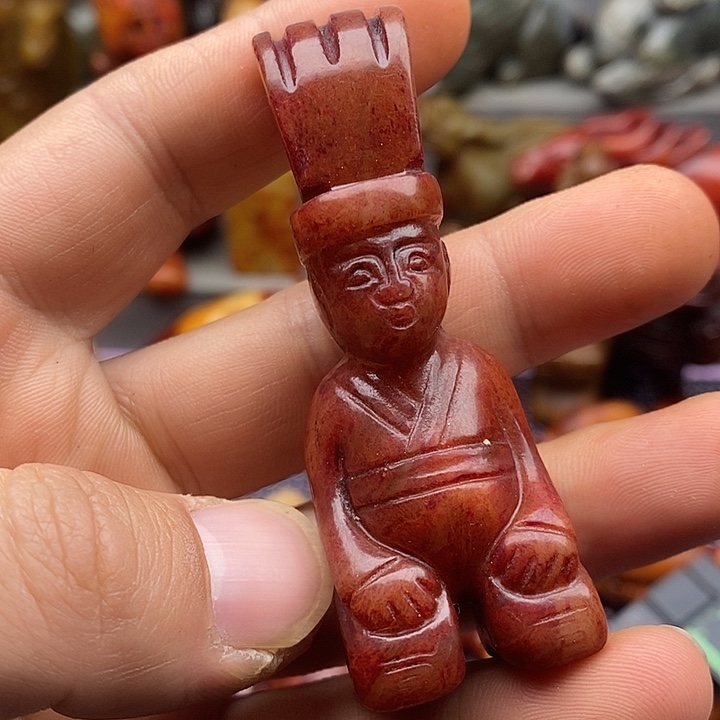 未镶嵌蛇纹石玉颈饰