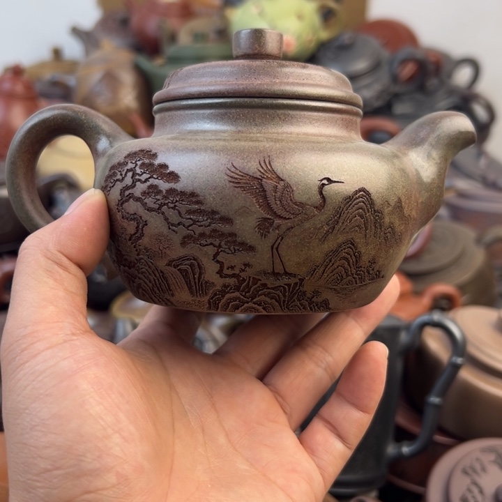 茶壶紫砂紫砂微瑕疵