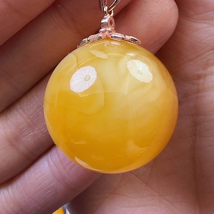 蜜蜡颈饰未镶嵌蜜蜡