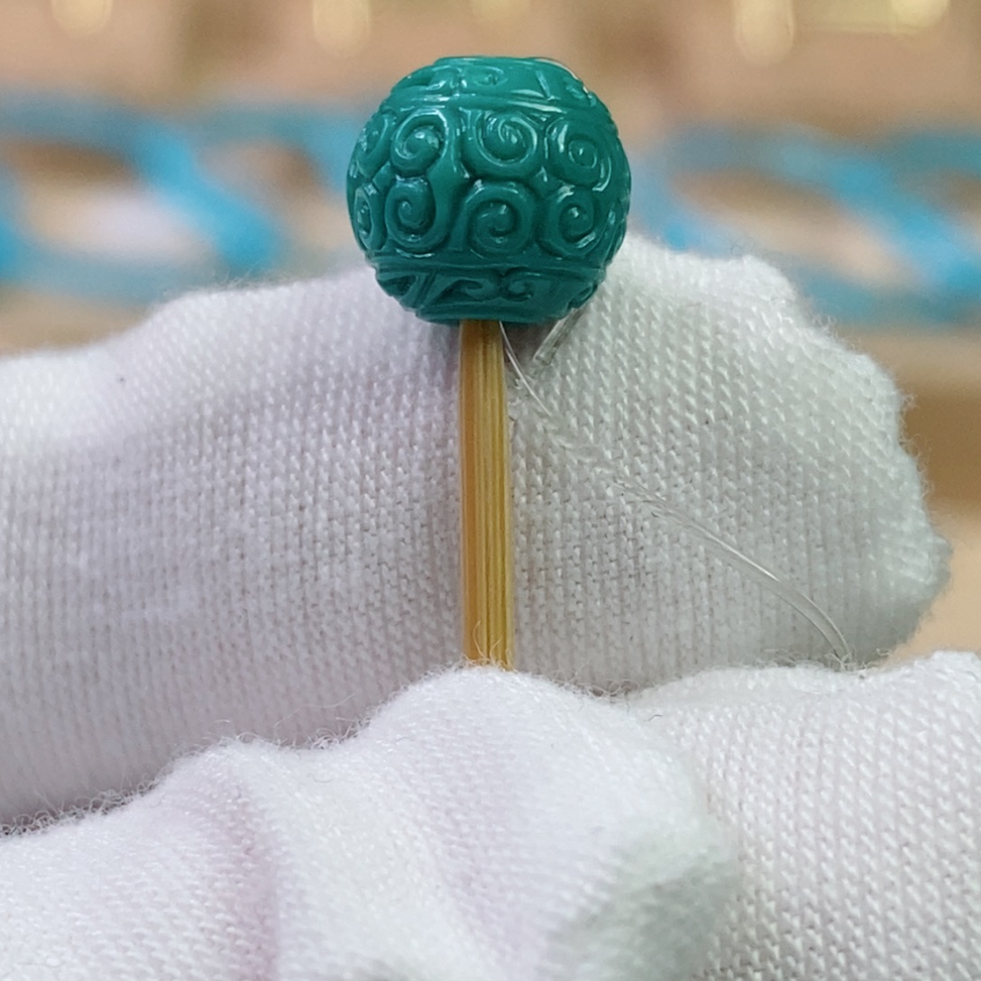 绿松石未镶嵌珠宝奇石8.5mm