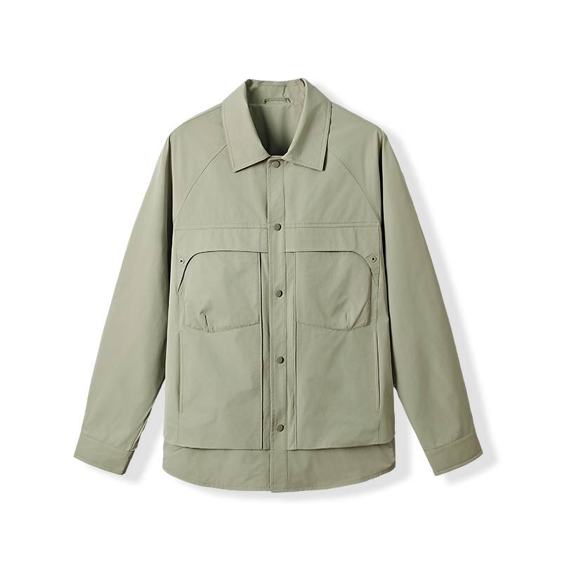 JK9218春季新款工装男士翻领夹克韩版帅气宽松青年休闲百搭外套