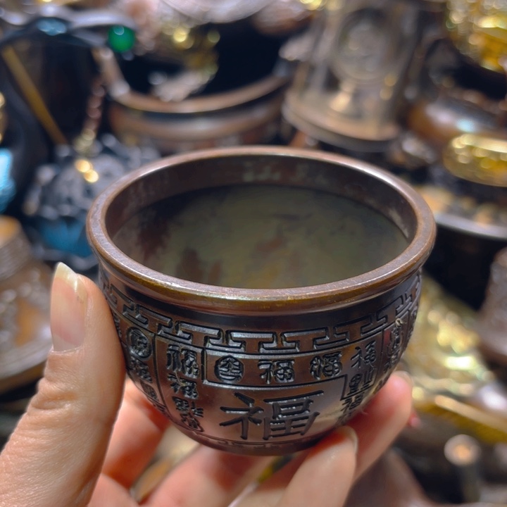 铜器摆件收收藏藏