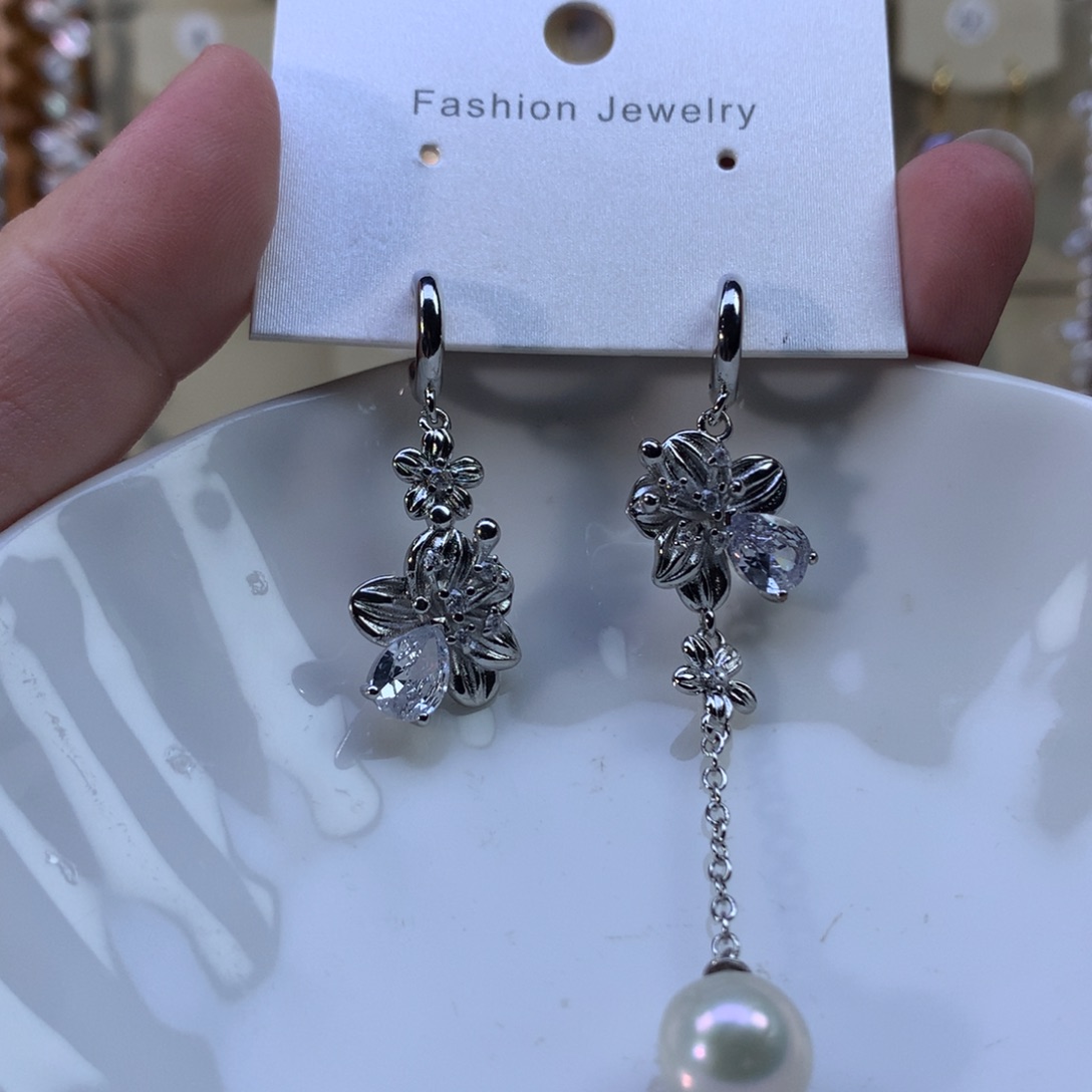 合金淡水珍珠耳环福利3221