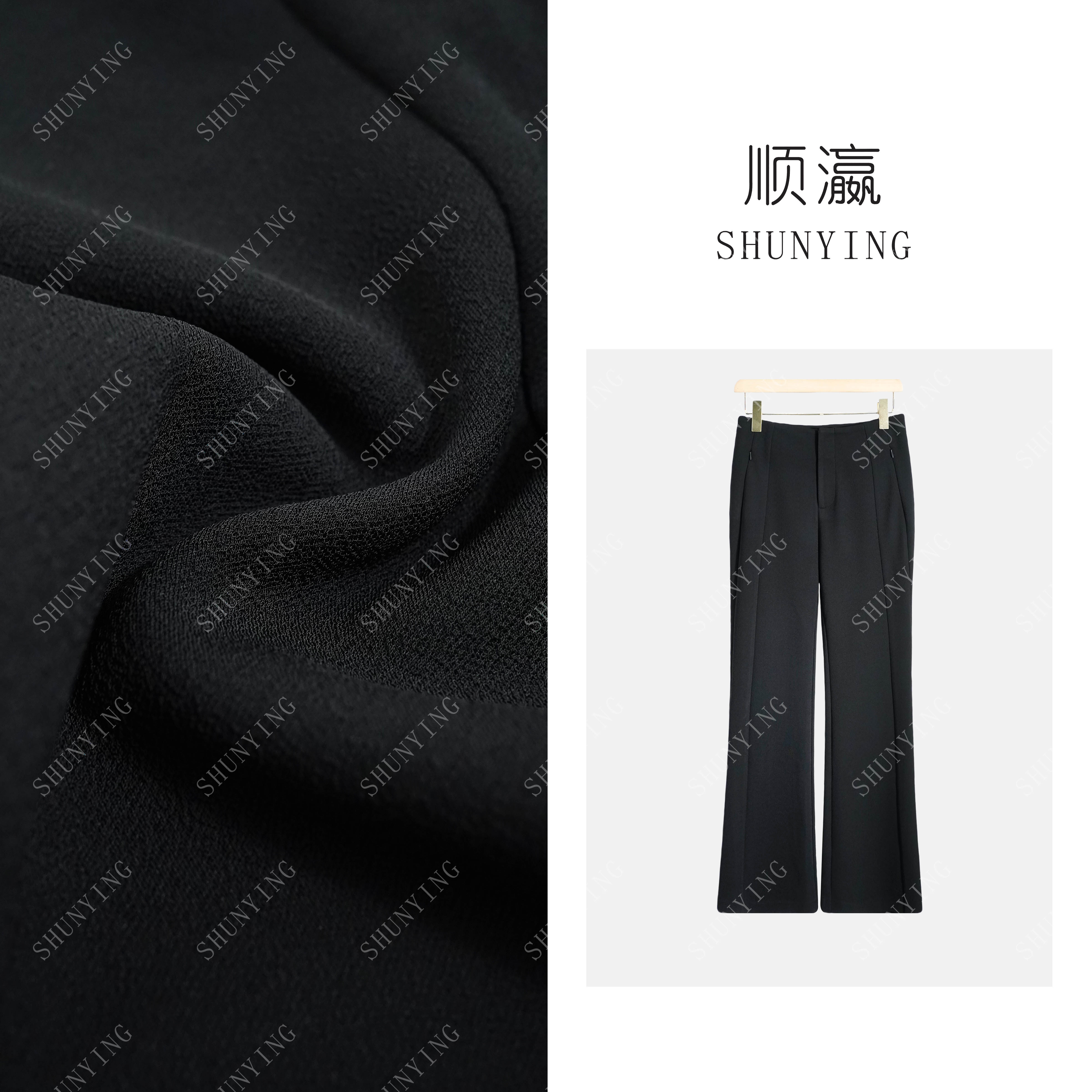 【仟娜】遮跨神裤！立体裁剪高腰通勤显瘦休闲小黑裤SY73XXK174