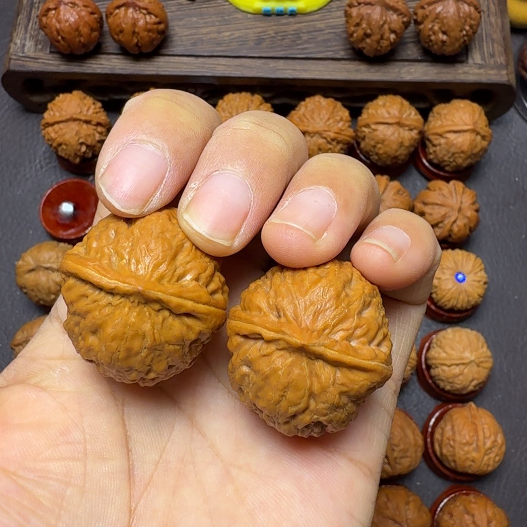 全***沫文玩核桃把件32尺大铁锤