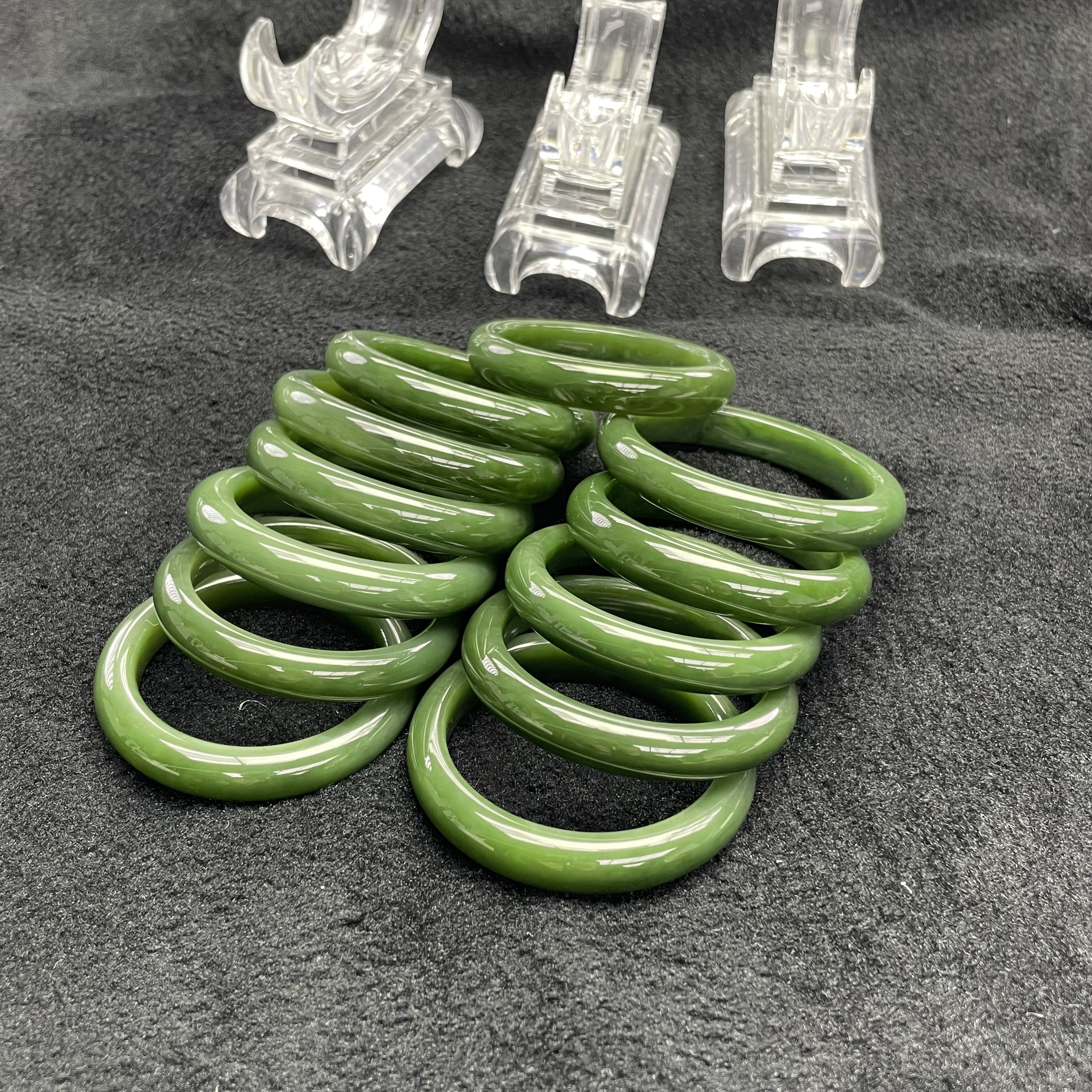 【小耿珠宝】和田碧玉手镯老料/0651（多样性发其一）