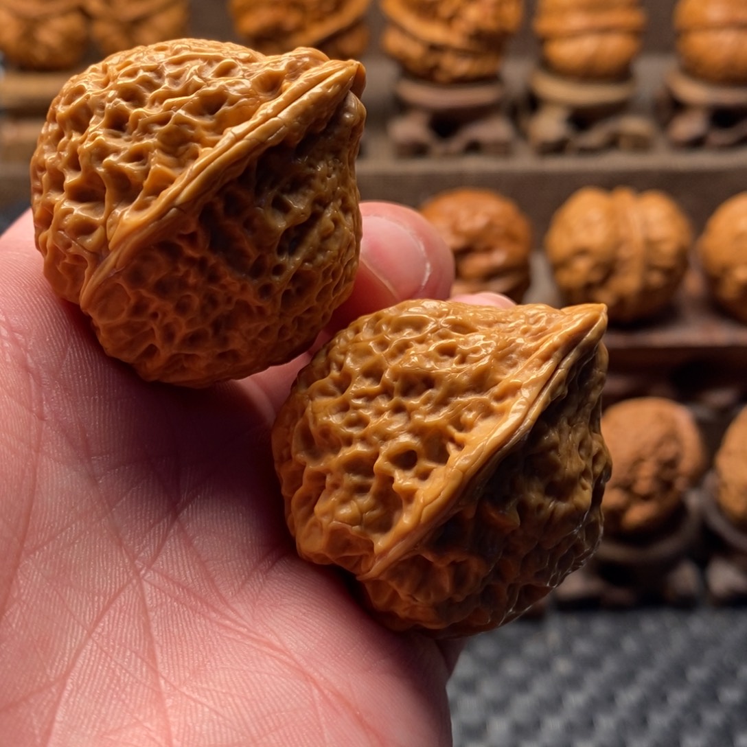 把件文玩核桃金嘴寿桃39尺寸
