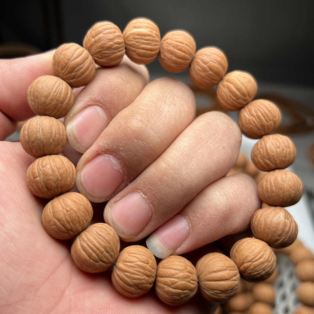 福利款—纯原皮猴头土豪手串14-15左右