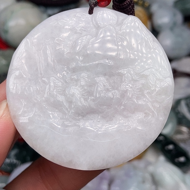 颈饰未镶嵌翡翠翡翠