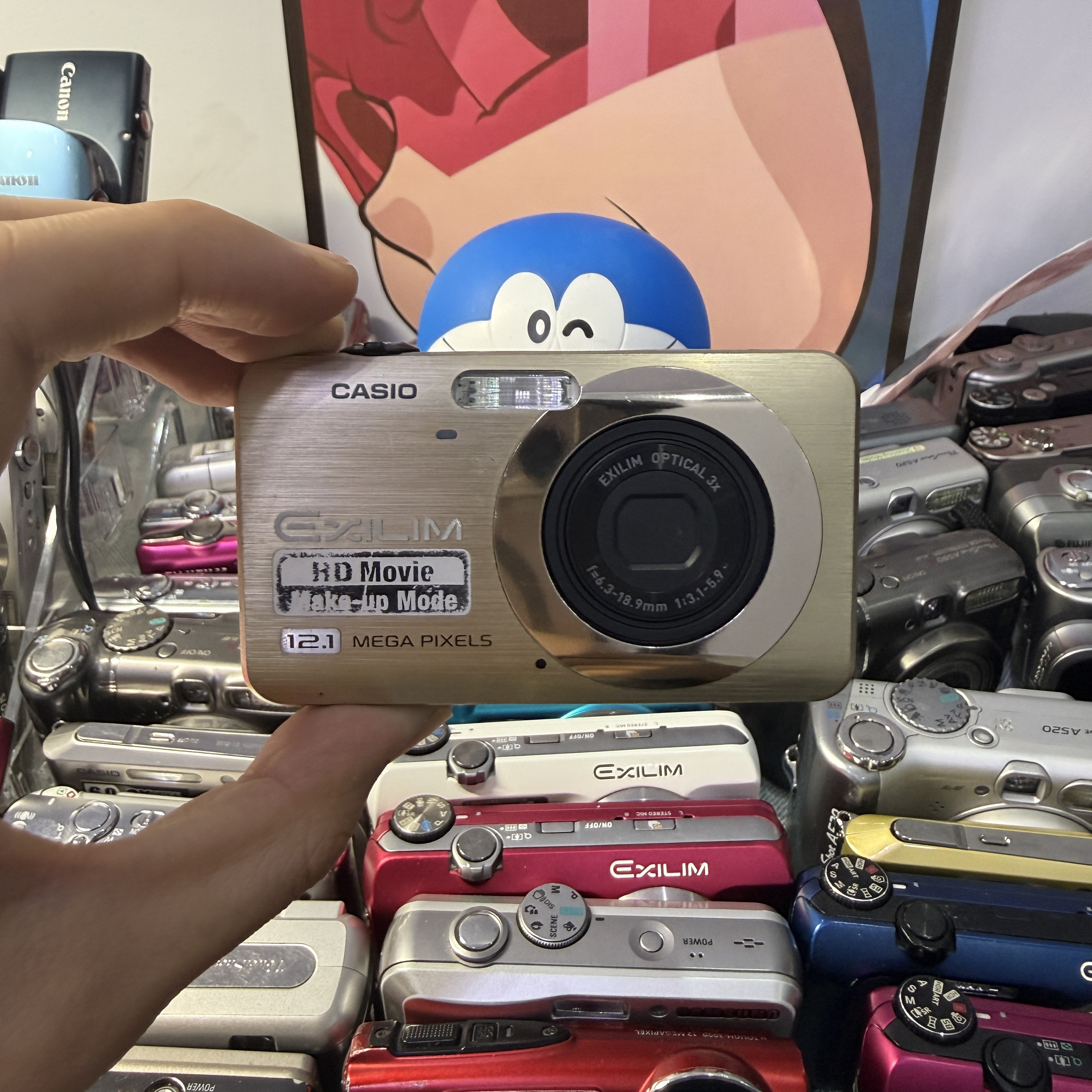 9新 Casio/卡西欧 z90功能正常带美颜柔和奶油肌1210w像素