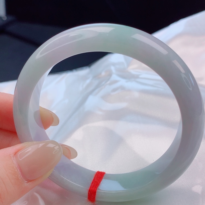 翡翠未镶嵌手镯57圈口