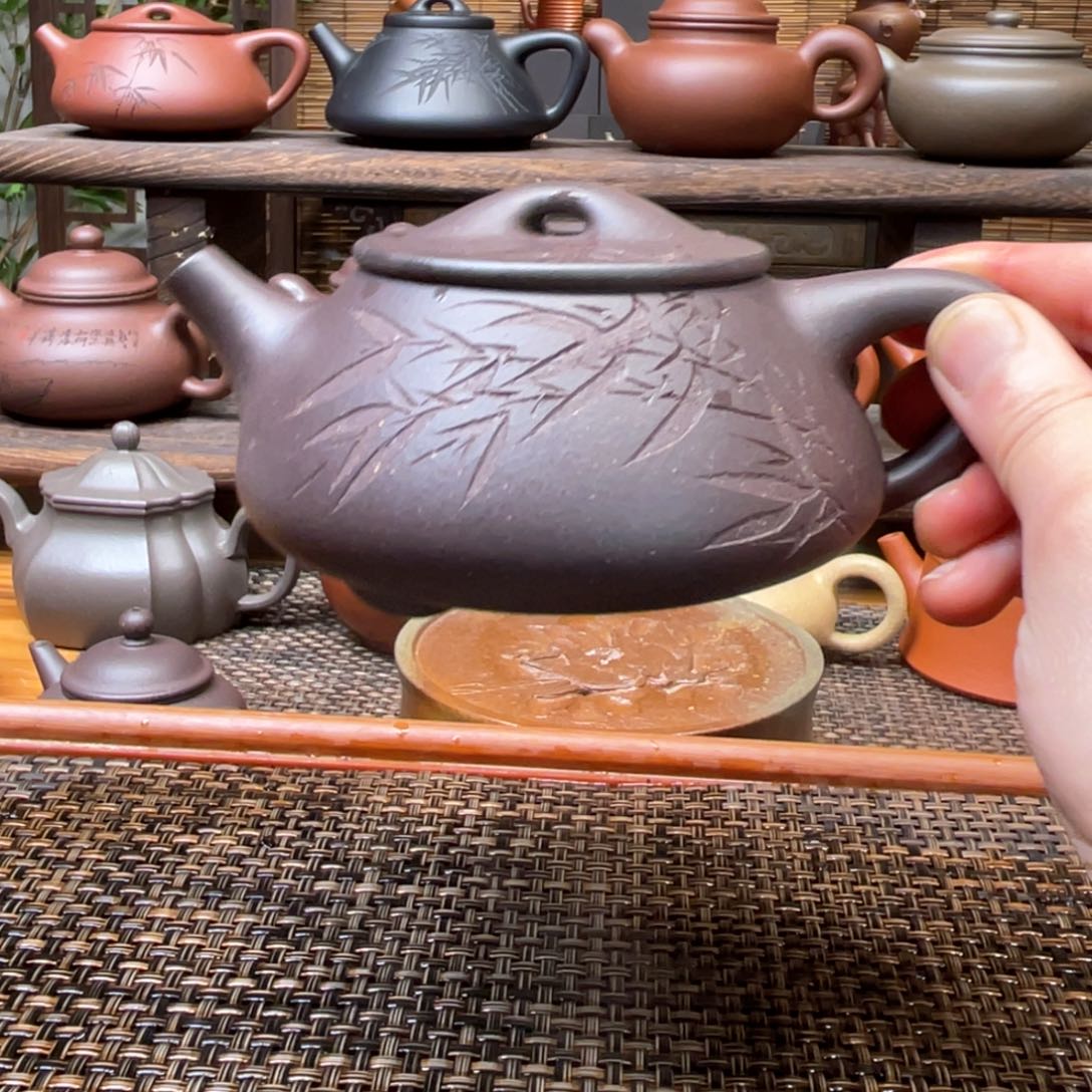 茶壶紫砂宜兴原矿紫砂手工制240