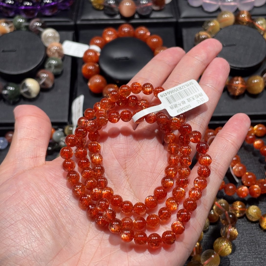 手链未镶嵌日光石金太阳6mm