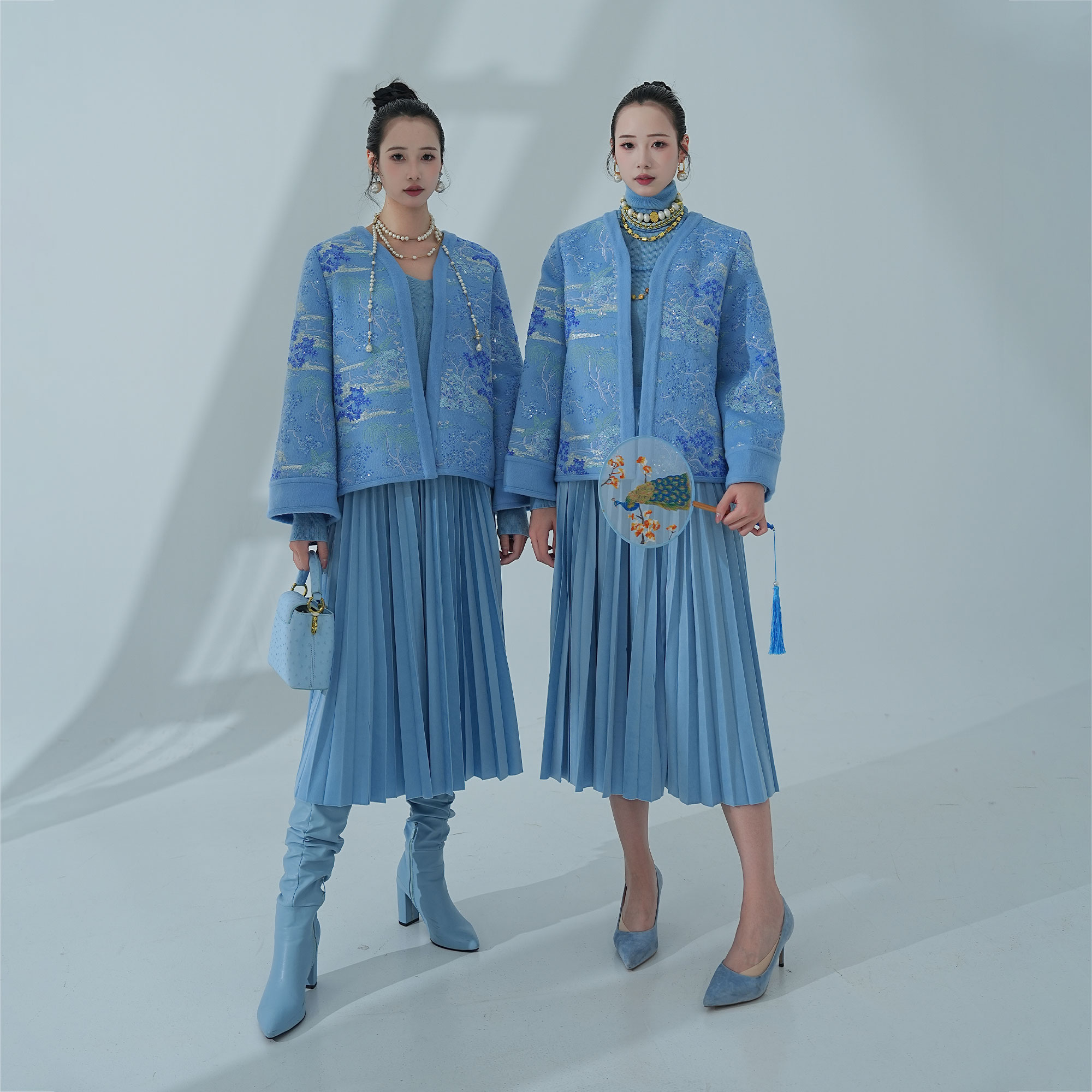  XIANPIN/鲜品【清明上河图】短大衣