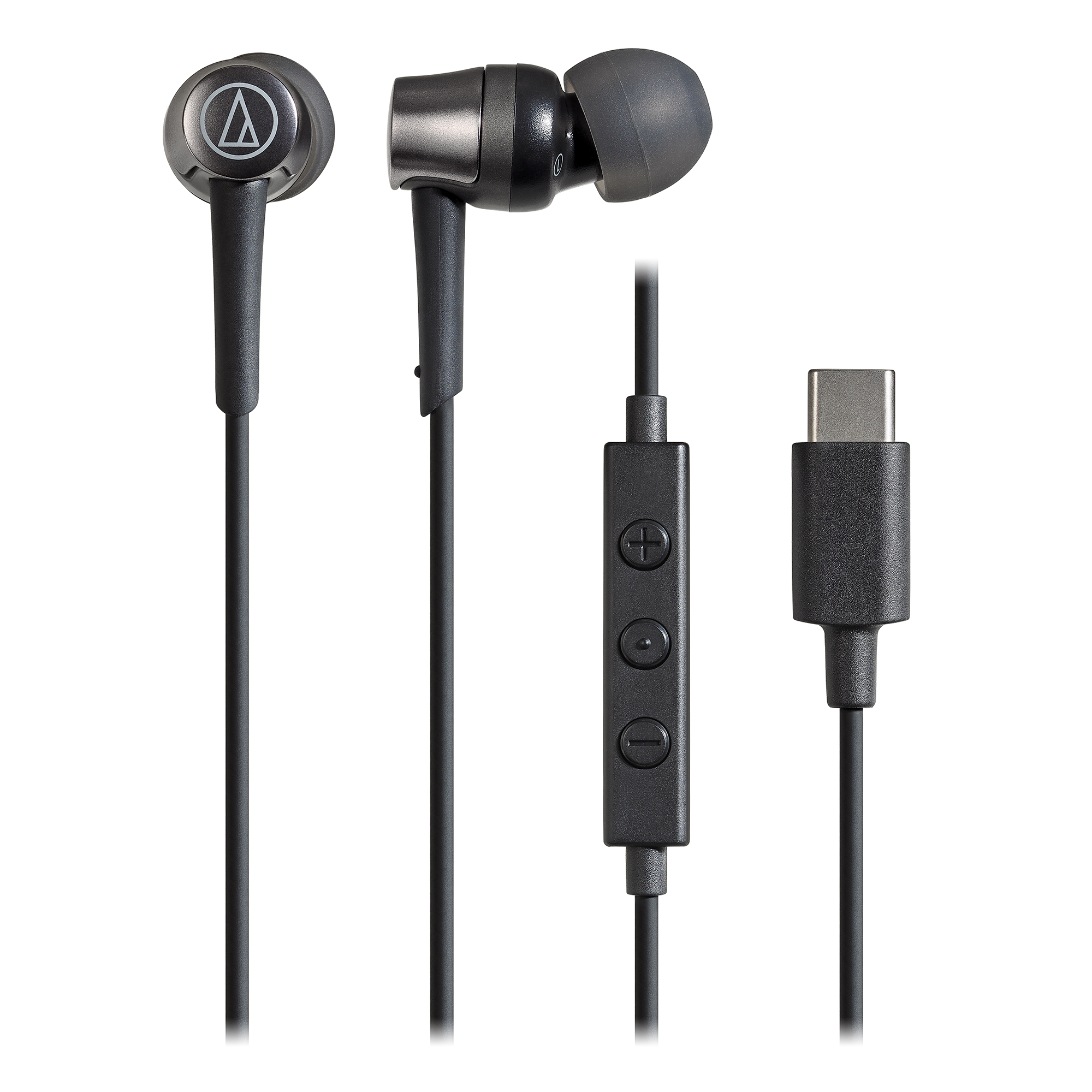 99新 Audio-Technica/铁三角 CK350is入耳式有线耳机音乐游戏通用
