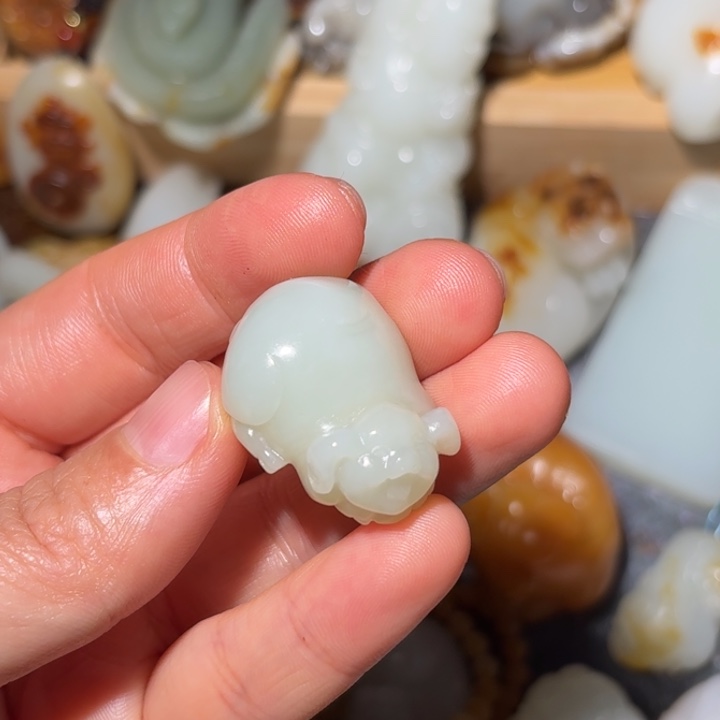 和田玉（白玉）戒指未镶嵌