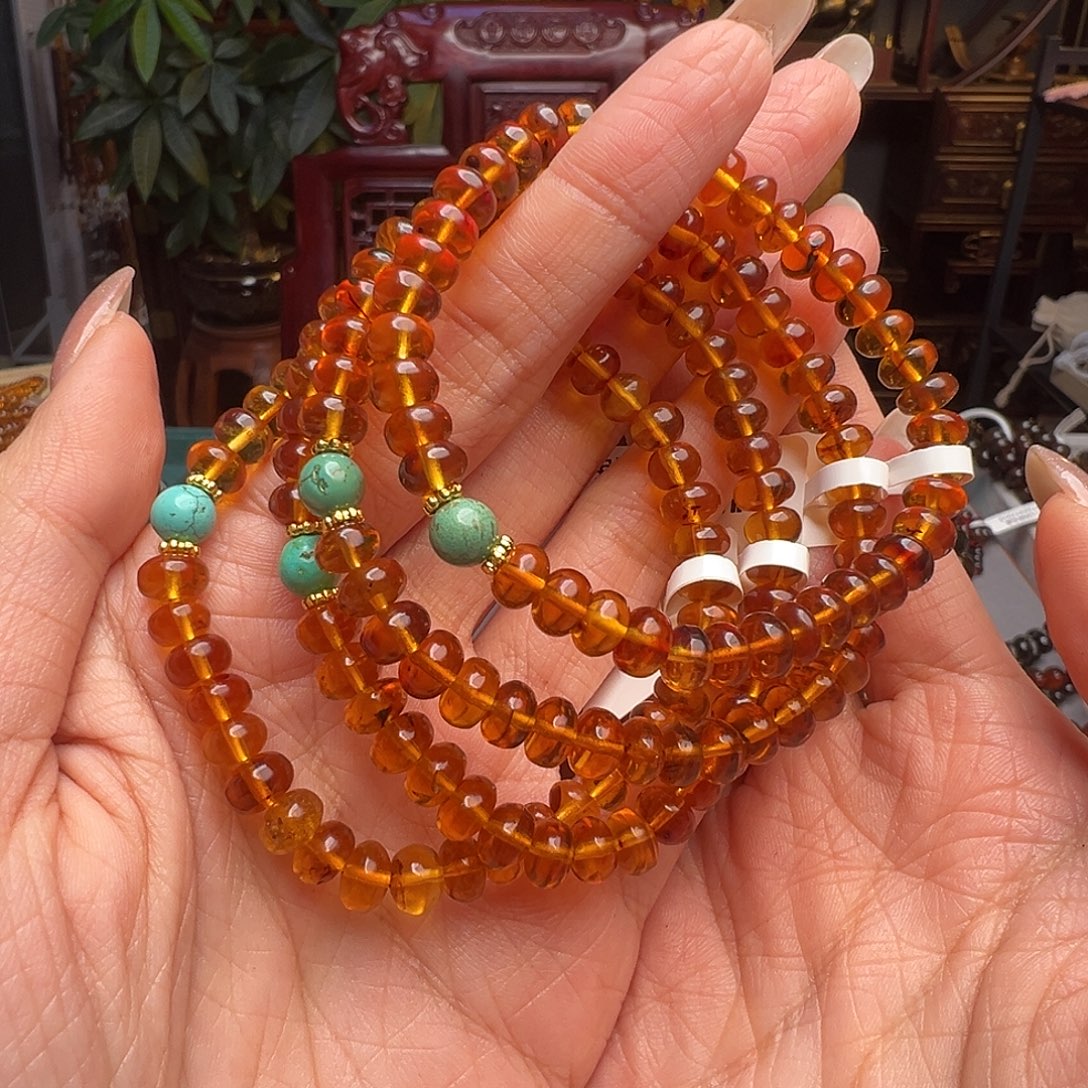 琥珀未镶嵌裸石抚顺琥珀10487-2六多样性发其一