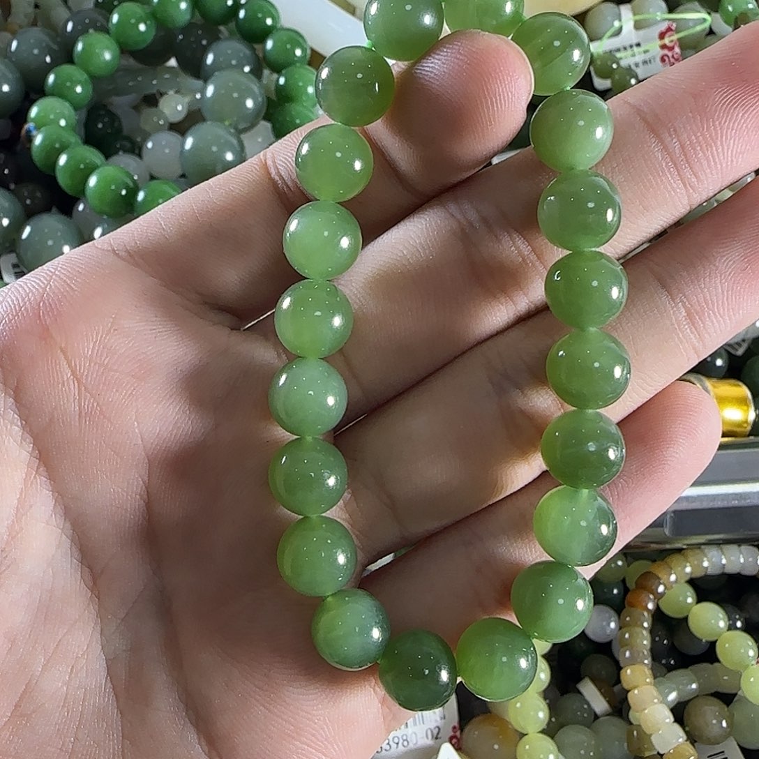 和田玉手链未镶嵌73