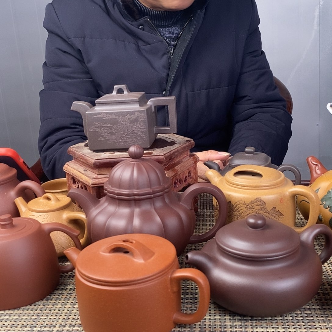 ****田紫砂茶壶宜兴紫砂壶茶壶老丁山紫砂