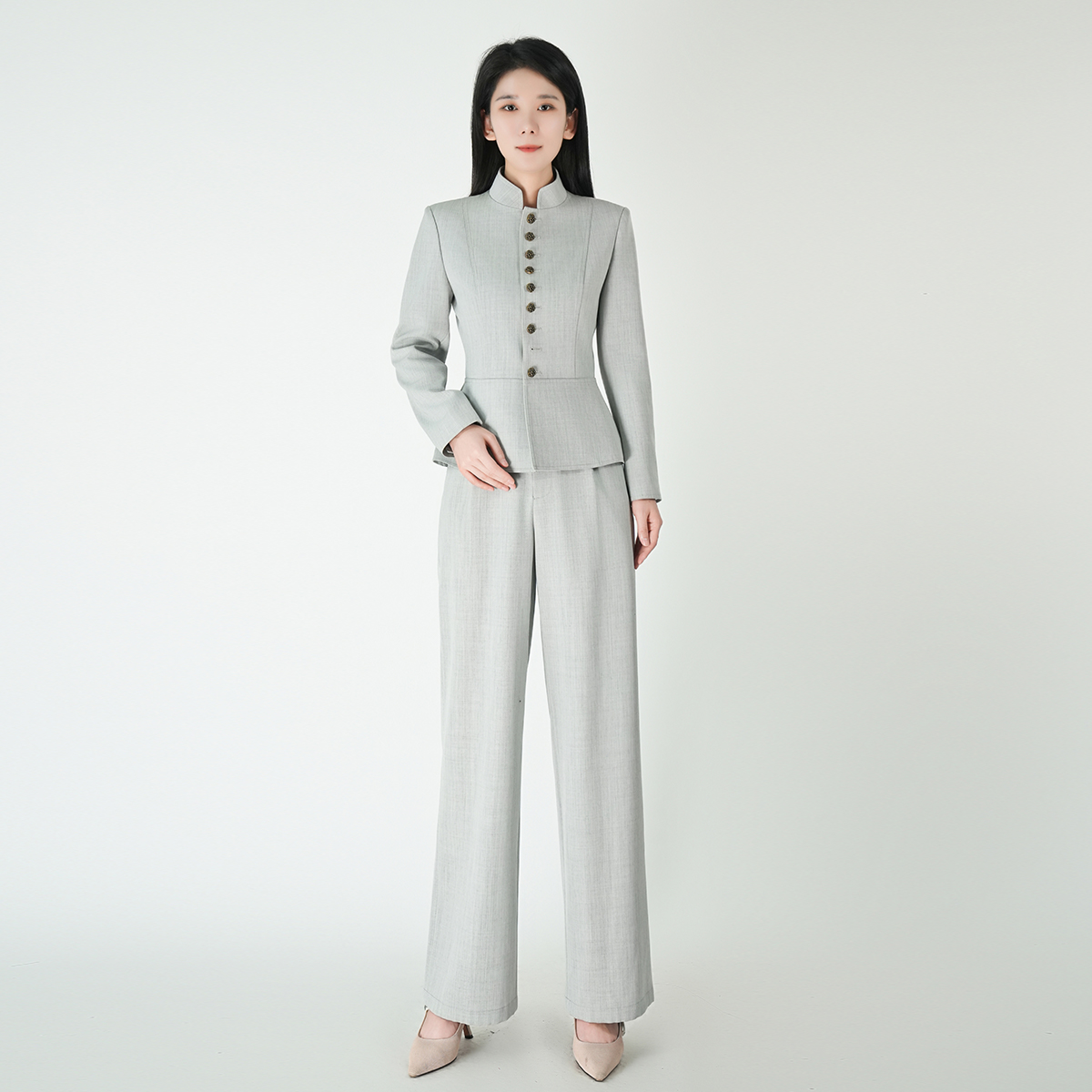 【高定系列】浒城古娘100绵羊毛西服瑾柔套装HCSS050756+HCSS050757