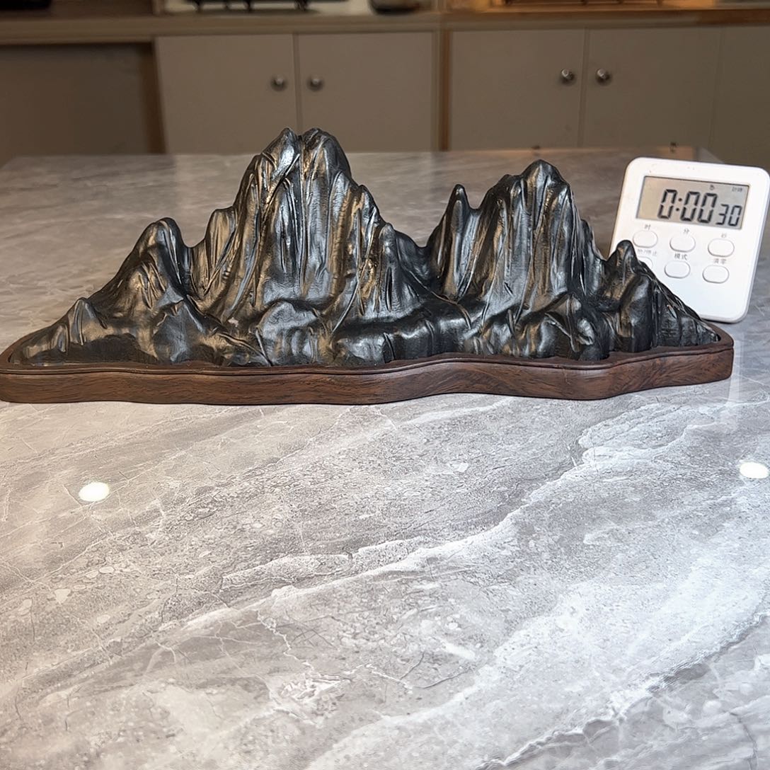 神***L灵璧奇石博览会摆件