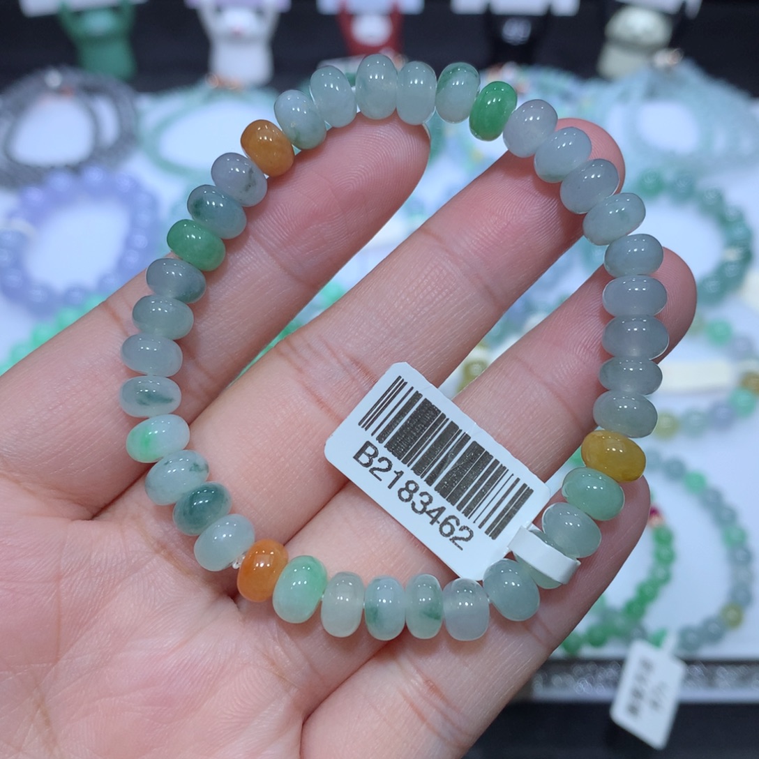 翡翠未镶嵌手串天然