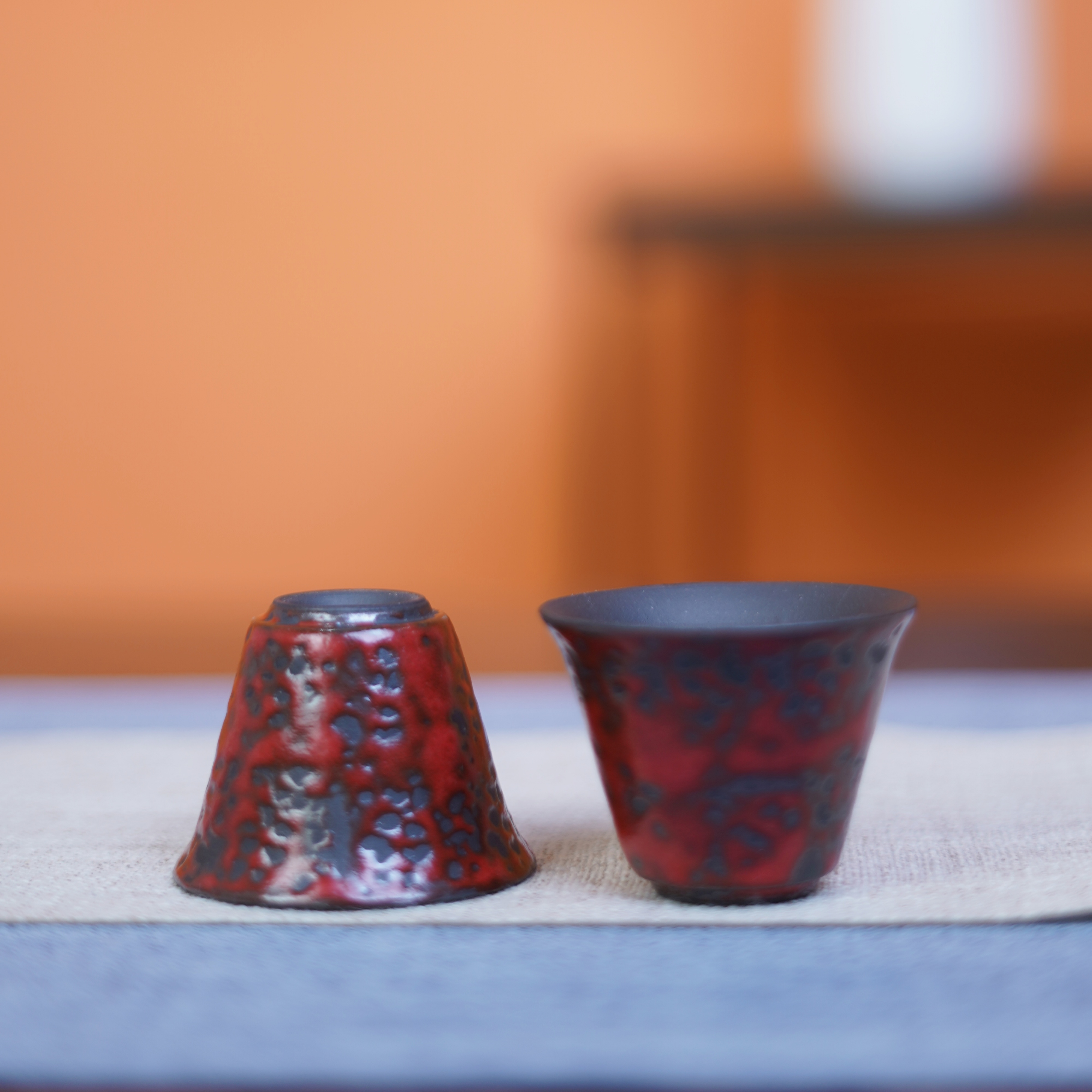 老岩泥茶杯家用陶瓷主人杯大号品茗杯个人专用泡茶盏功夫茶具060