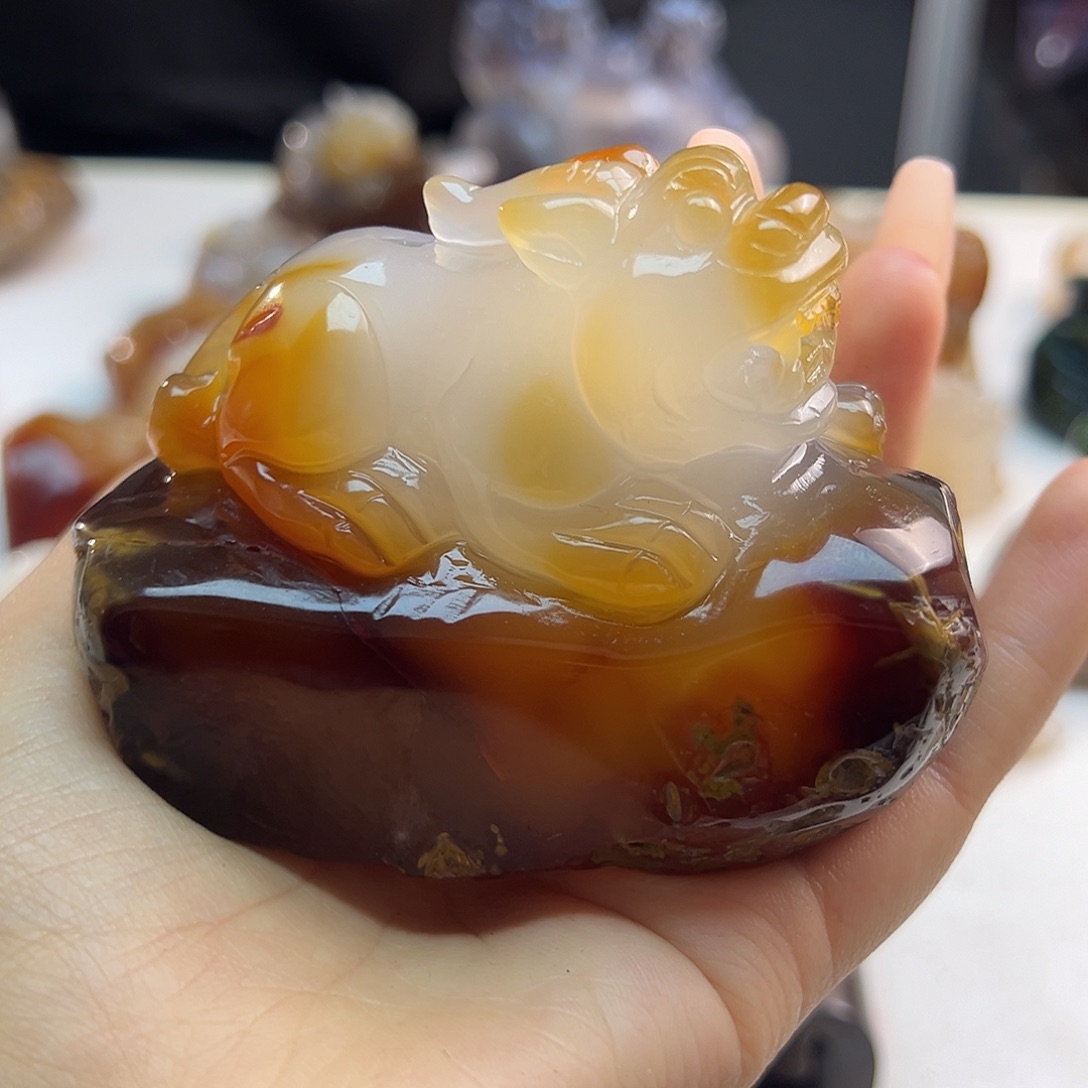 玛瑙/玉髓合金颈饰