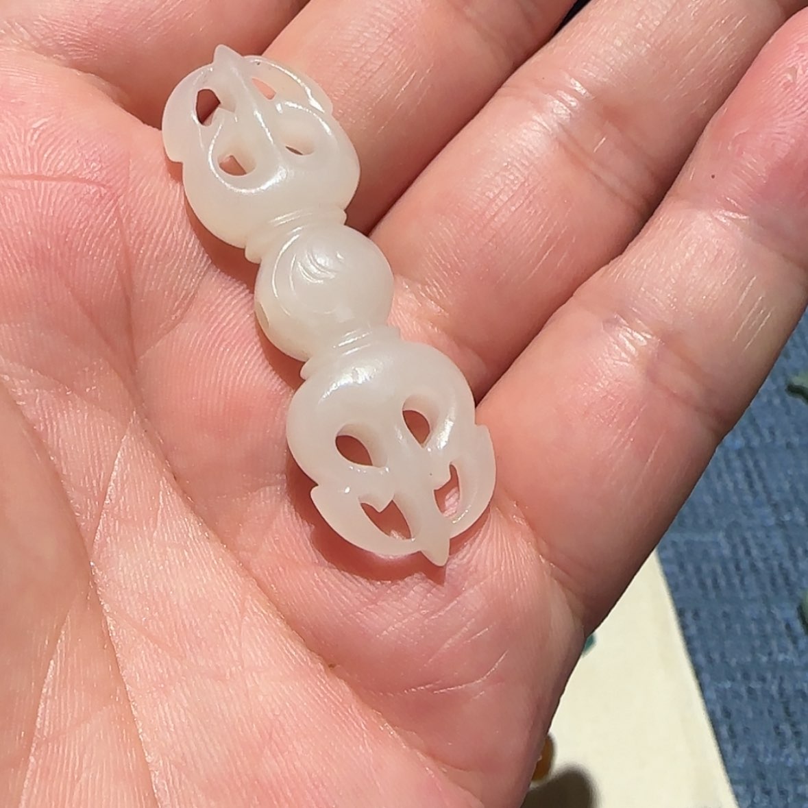 【闪购商品】和田玉颈饰未镶嵌对**歌