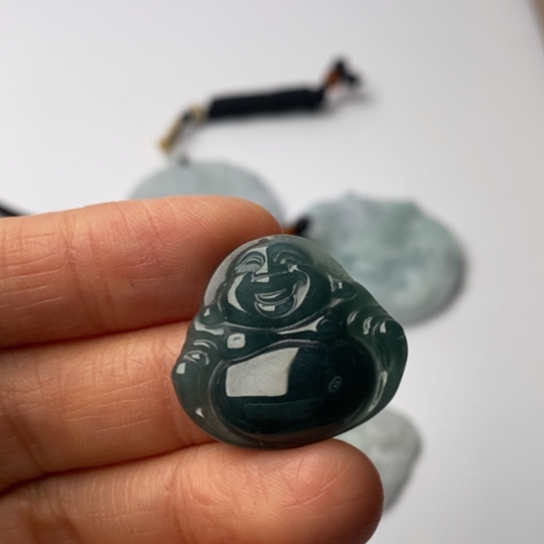 翡翠未镶嵌挂件翡翠