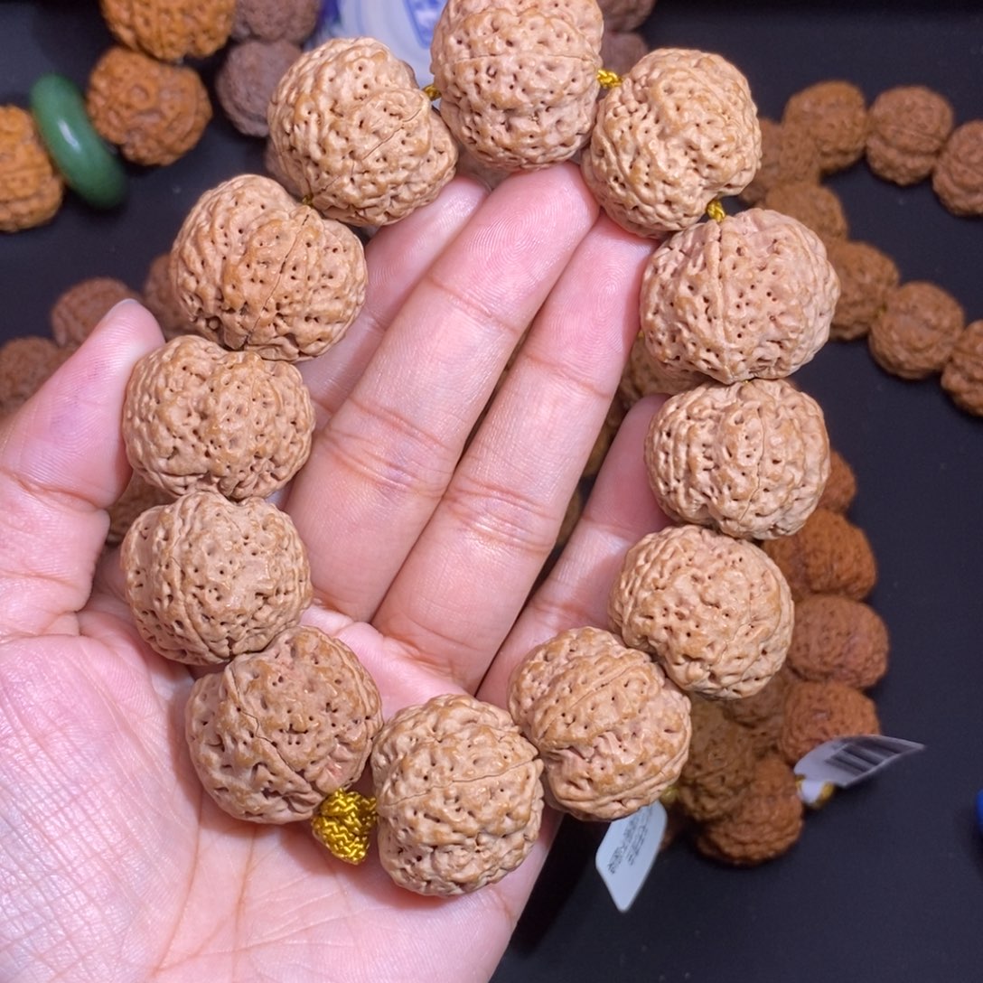 金刚菩提手串书*.菠萝蜜头货25mm