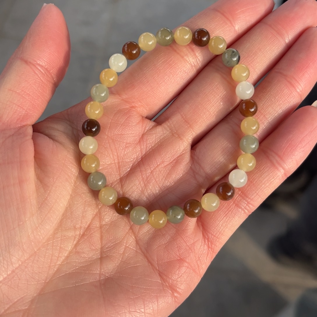 和田玉（糖玉）手链未镶嵌