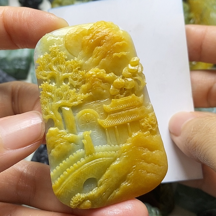 定制翡翠未镶嵌毛货