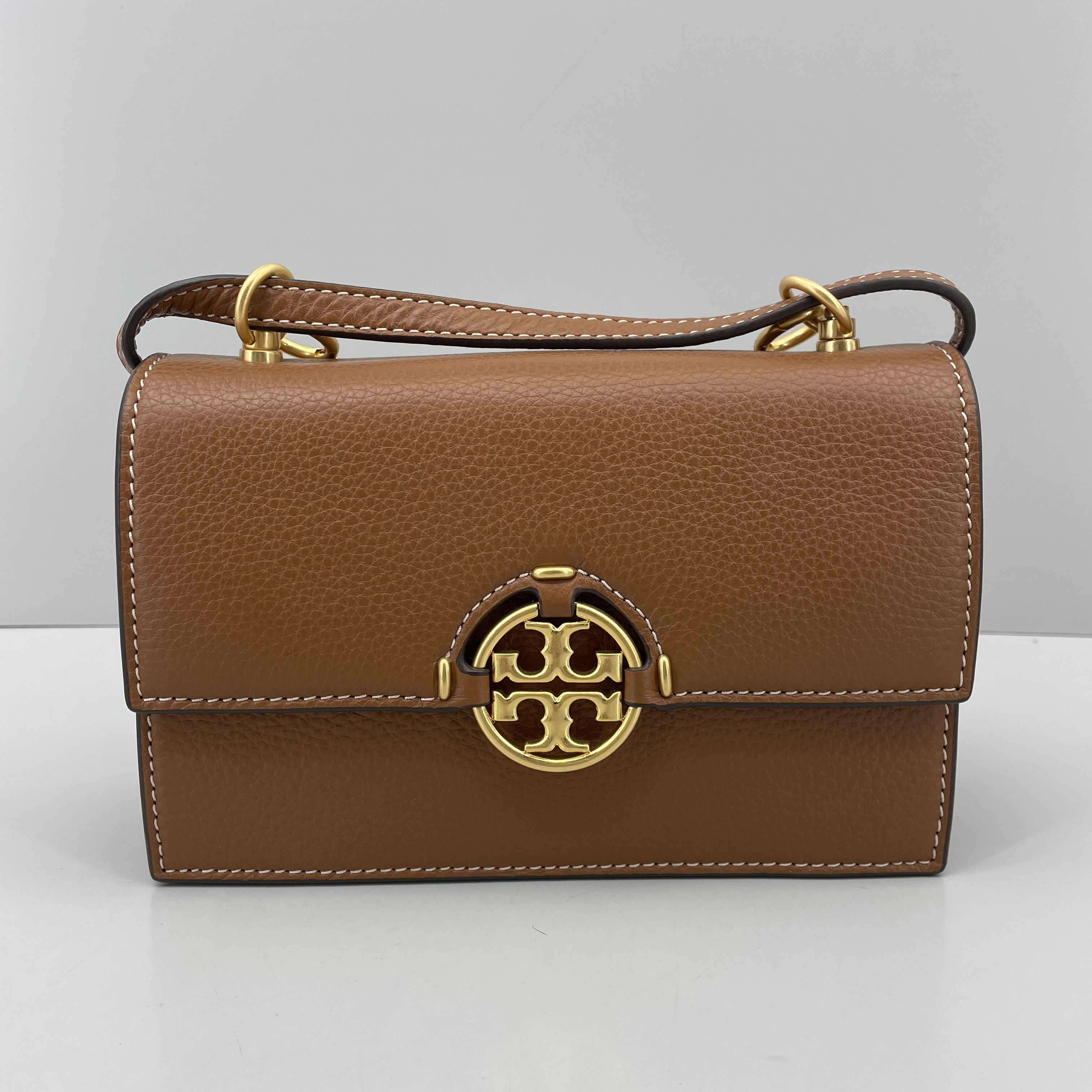 99新 TORY BURCH/汤丽柏琦 miller横版迷你风琴包19*12*6经典时尚