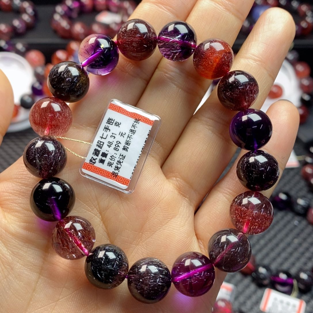 水晶手链：1217811银S925镶嵌