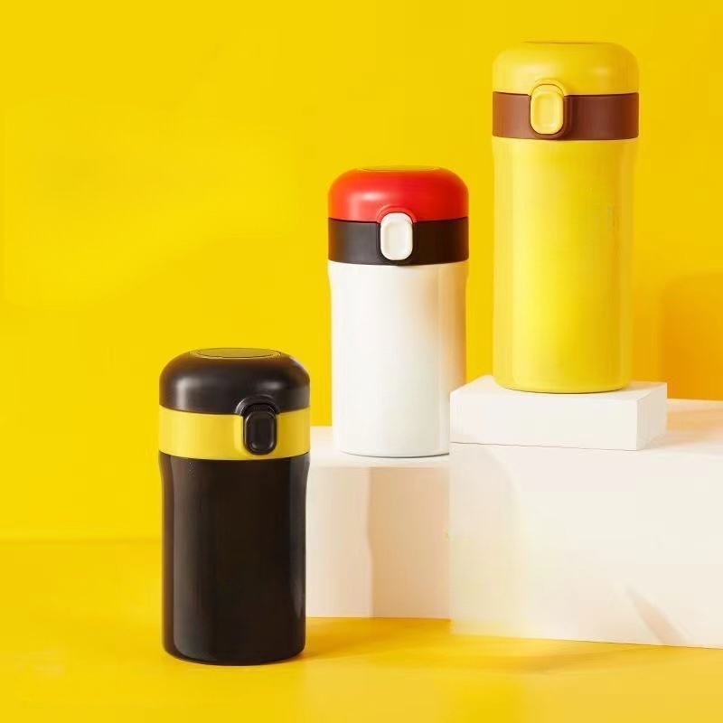 新款温显带茶漏弹盖保温咖啡杯(450ml)Z1384