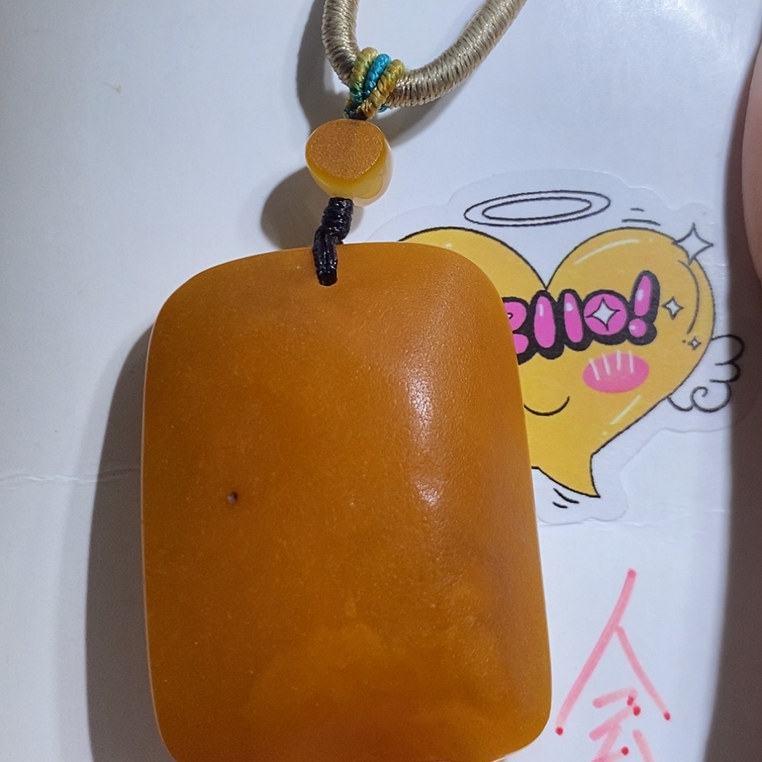 定制琥珀未镶嵌蜜蜡吊坠