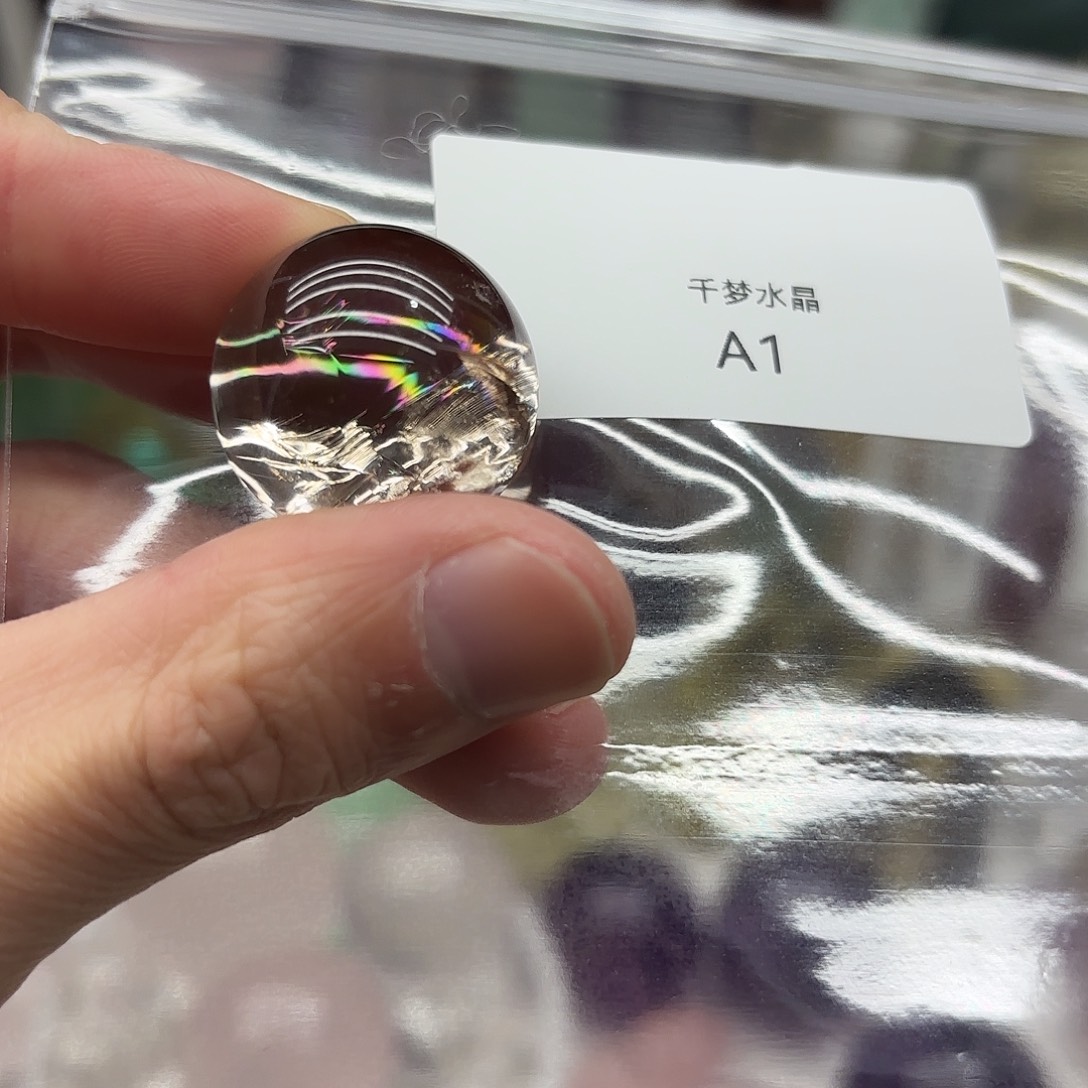 水晶未镶嵌珠宝半成品