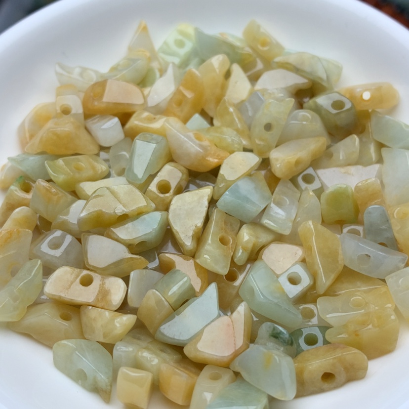 【闪购商品】翡翠手链未镶嵌冰黄元宝100颗