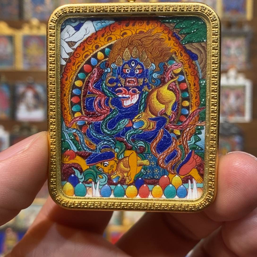 吊坠黑姥爷热卡开播特惠唐卡