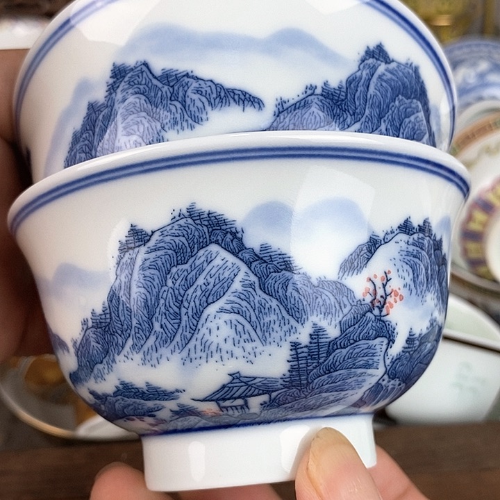 景德镇陶瓷藏式茶碗