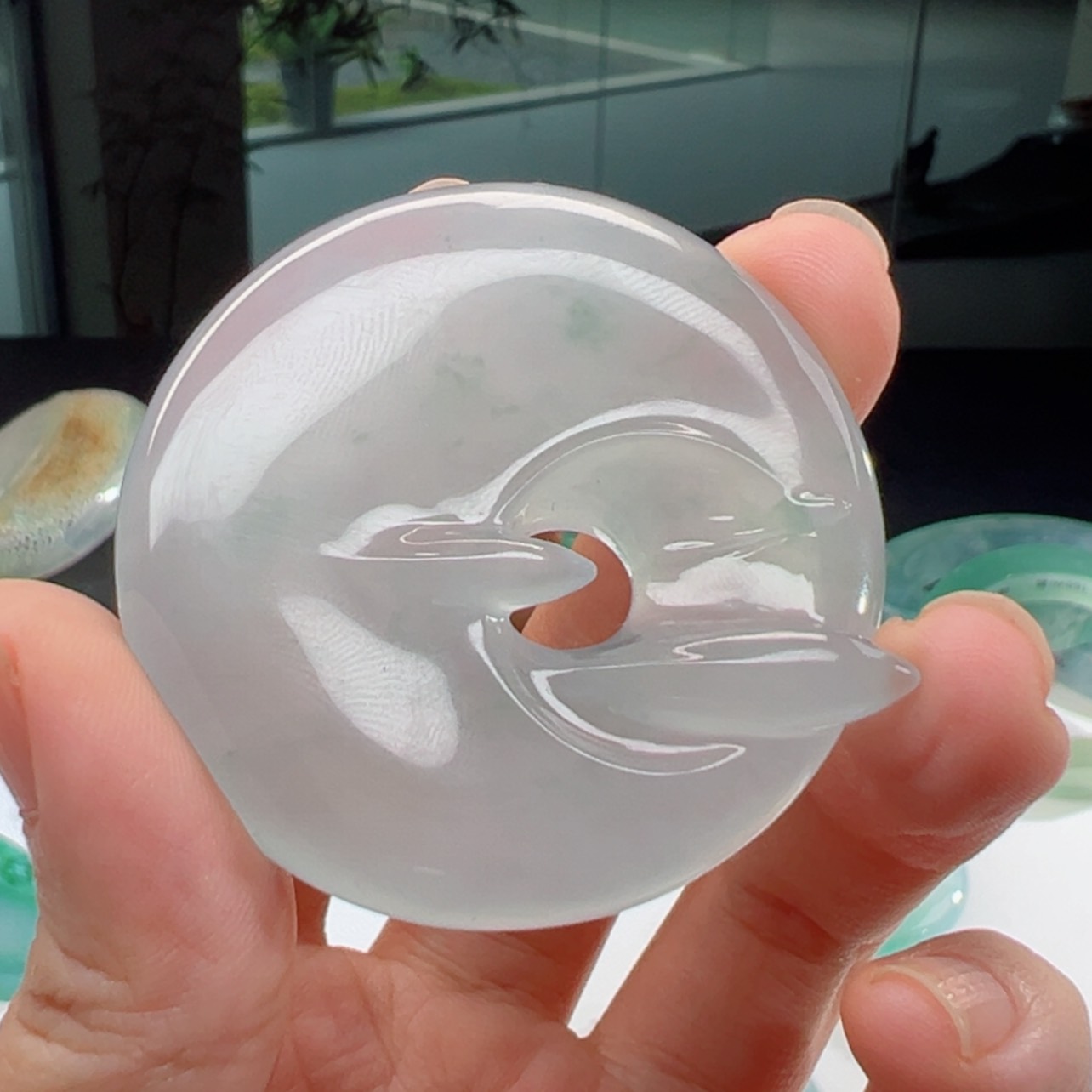 【闪购商品】翡翠散珠万物 镯心牌