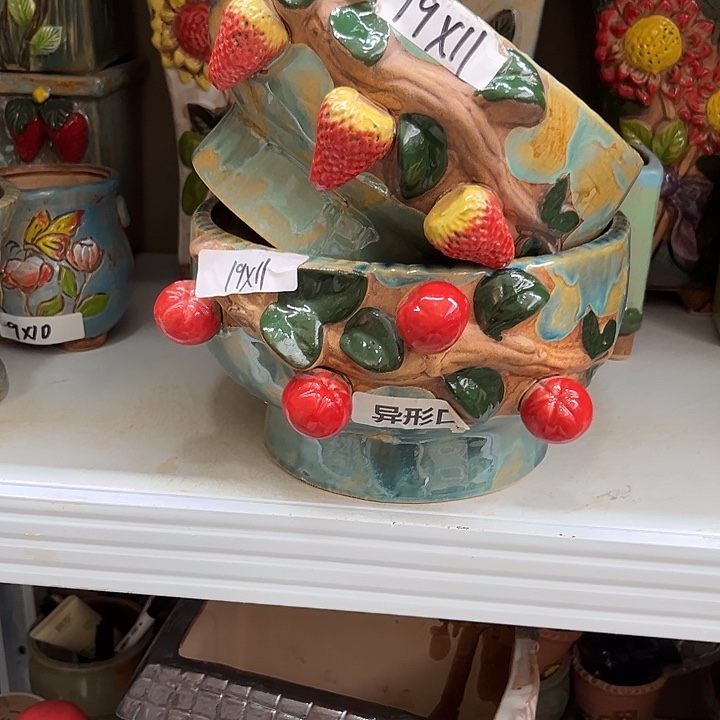 紫砂花盆粗陶材质多肉花盆