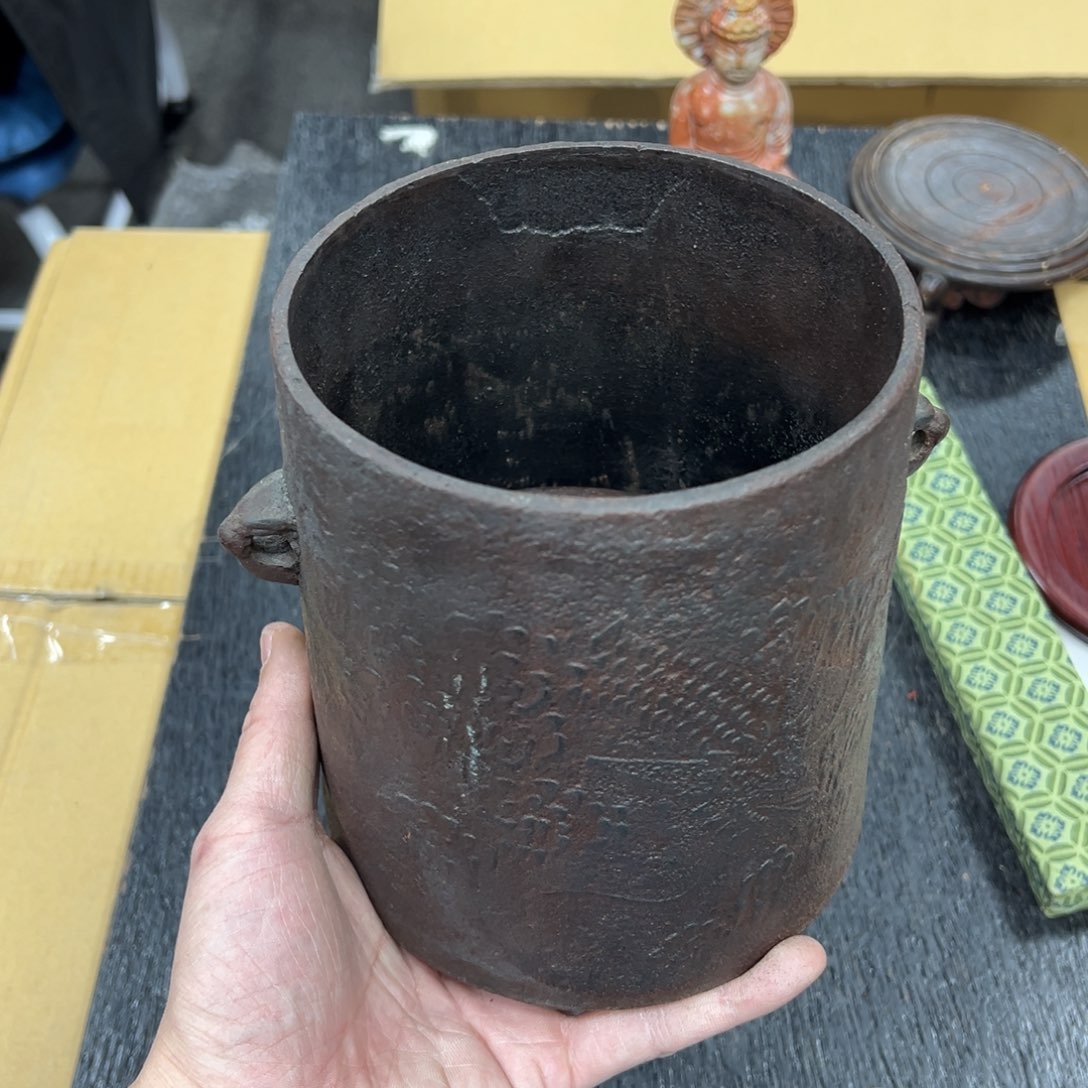 爱***心铁中古工艺品摆件